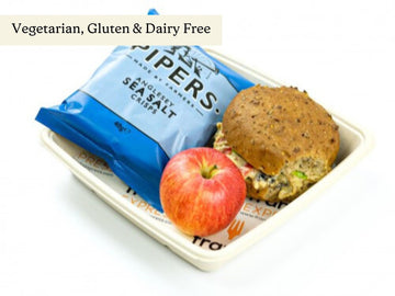 Homous & Grilled Vegetable Gluten Free Lunch Box For One