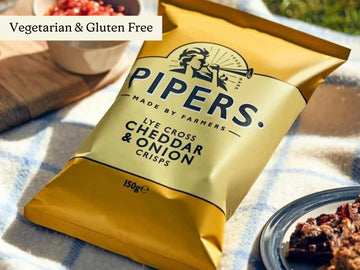 Cheddar & Onion Hand Cooked Potato Chips (150g)