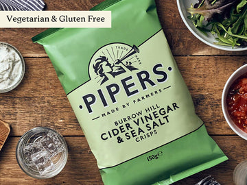 Cider Vinegar & Sea Salt Hand Cooked Potato Chips (150g)