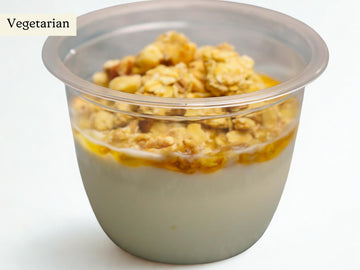 Greek Yoghurt with Honey & Granola Pots