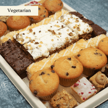 Classic Cake Selection Large - clearly labelled, ready to serve, and sustainably packaged