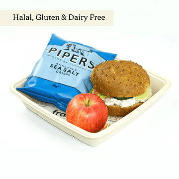 Roast Chicken & Salad Gluten Free Lunch Box For One - clearly labelled, ready to serve, and sustainably packaged