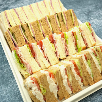 Smithfield Sandwich Selection Large - clearly labelled, ready to serve, and sustainably packaged