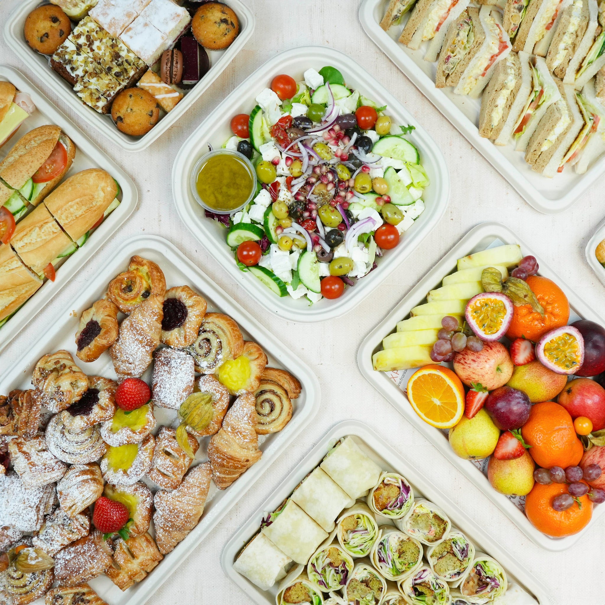 Lunch - sandwich platters, wraps, salads and sides for office and event catering