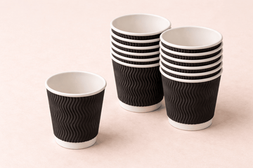 Black Ripple Cup (Pack of 25)