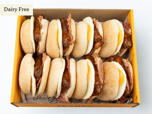 Classic Breakfast Baps | Hot Bacon & Sausage Platter