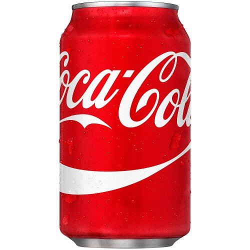 Coca Cola Can (330ml) - clearly labelled, ready to serve, and sustainably packaged