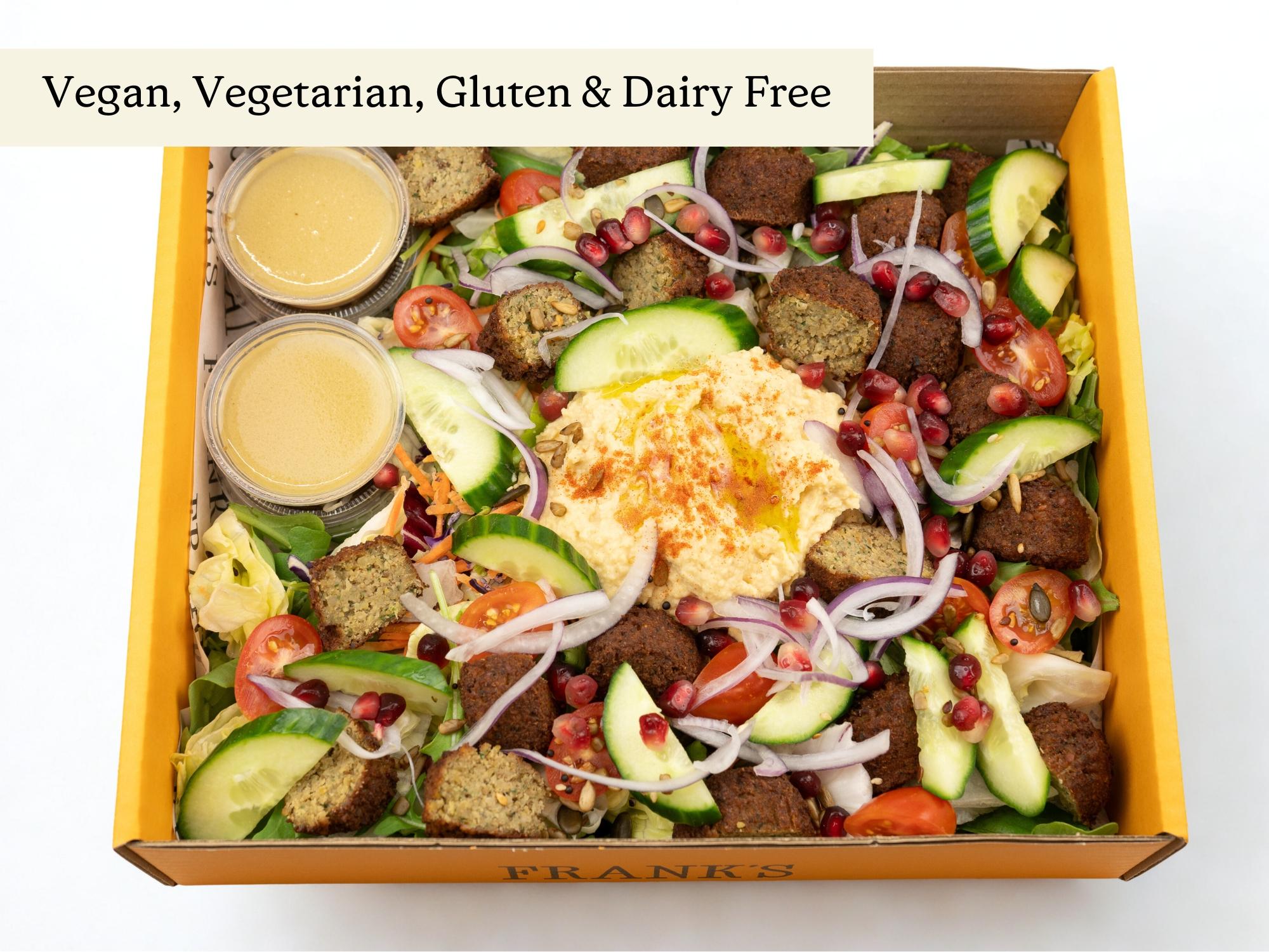 Falafel Mezze Salad Platter | Vegan & Gluten-Free Catering