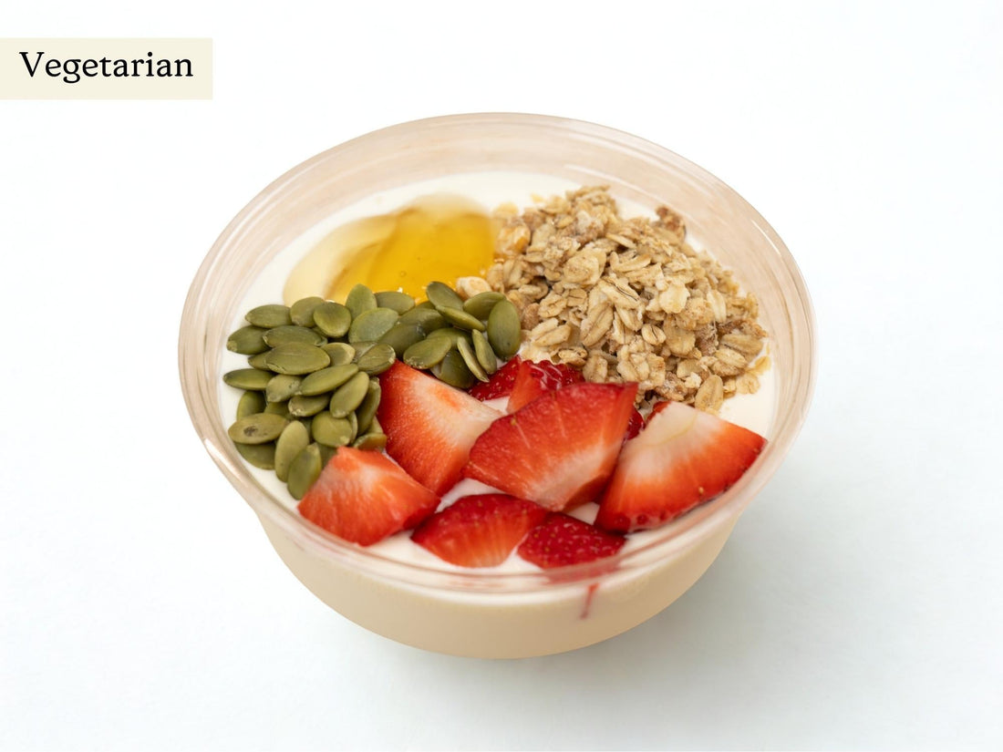 Greek Yoghurt with Honey & Granola Pots