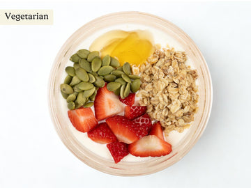Greek Yoghurt with Honey & Granola Pots