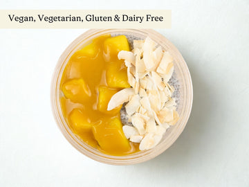 Mango & Coconut Chia Pudding Pots