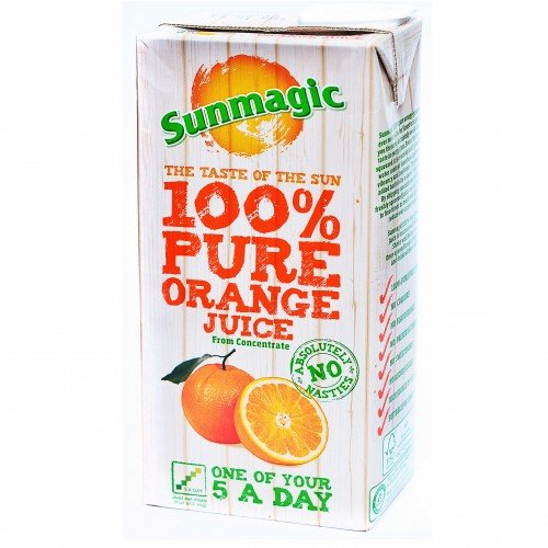 Orange Juice (1 Ltr) - clearly labelled, ready to serve, and sustainably packaged