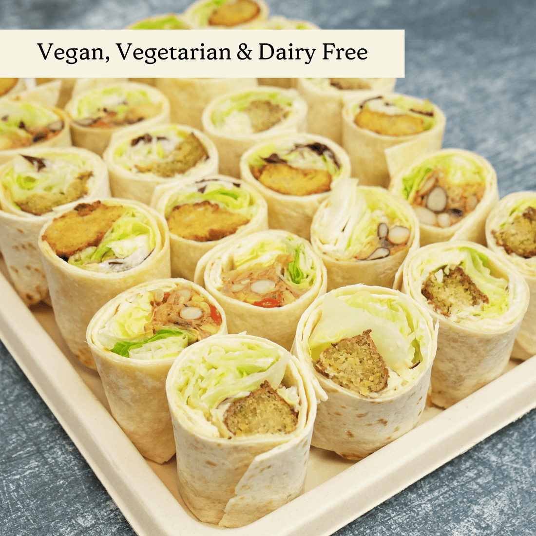Primrose Wrap Selection - clearly labelled, ready to serve, and sustainably packaged